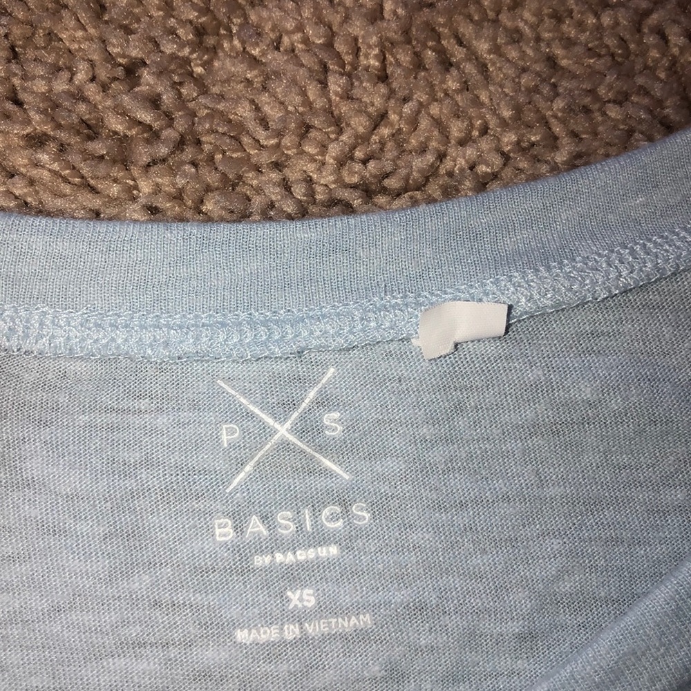 pac sun basic blue top! - Picture 2 of 2